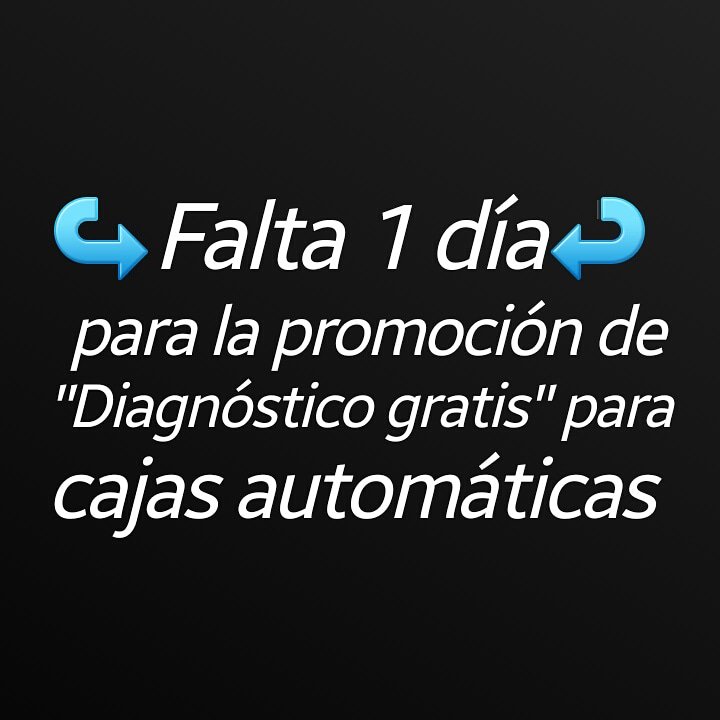 secj2010's tweet photo. Mañana empieza la promoción DIAGNÓSTICO CON ESCANER GRATIS para  CAJAS AUTOMÁTICAS. .
Sólo 15 y 16 de agosto.
.
Estamos ubicados en la ciudad de Valencia, no dejes pasar esta super oportunidad ☺.
.
#cajasautomaticas #repuestosvalencia https://t.co/lbpVEMQeCQ