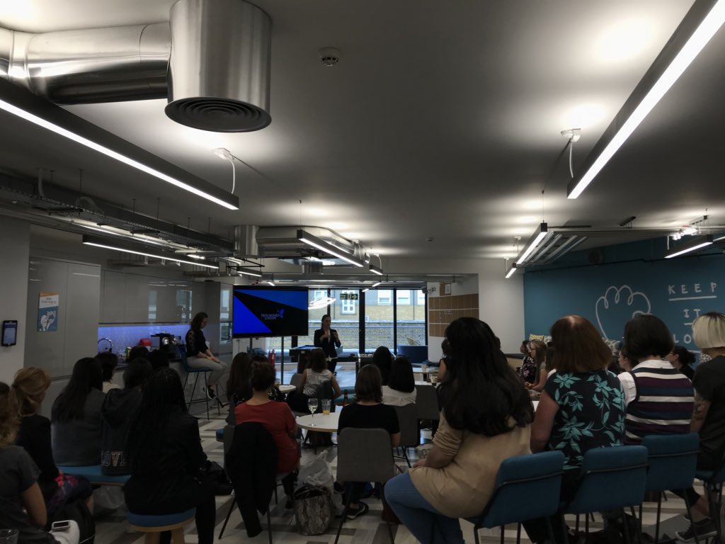 roomonelondon's tweet photo. Insightful evening @Cloudreach with @TechwomenLDN 👏🏻👩🏼‍💻👩🏻‍💻👩🏾‍💻👩🏿‍💻👏🏻 https://t.co/oQZxybXm3H