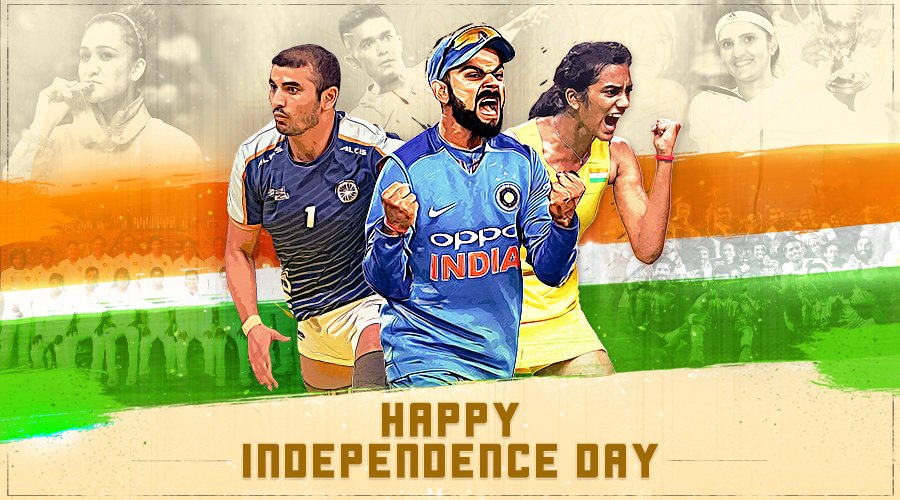 StarSportsIndia's tweet photo. 🏆  + 🏅= a billion and more 😍😍 faces!

Here's to the sportsmen and sportswomen of the country who have taken India to newer heights on the world stage! #DilSeIndia #IndependenceDayIndia https://t.co/Be95vTmVGp