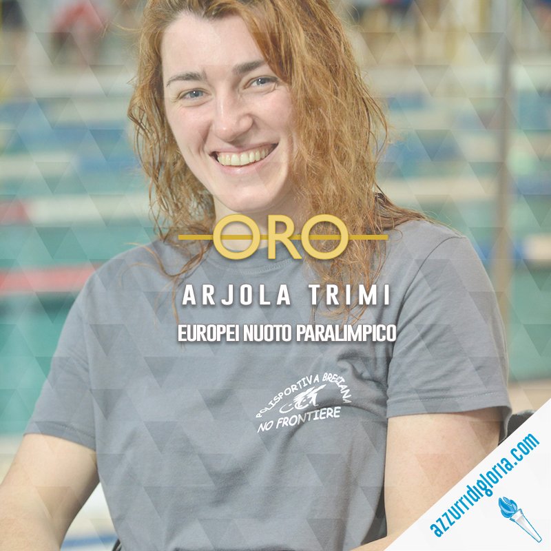 🏊‍♂ #NUOTO PARALIMPICO, #EUROPEI #Dublino2018 
Azzurre indemoniate oggi in vasca! Altra medaglia #oro per <a href="/FINPARALIMPICO/">FINP</a> e <a href="/ItaliaTeam_it/">ItaliaTeam</a>, conquistata da Arjola Trimi nei 50m stile libero!!
