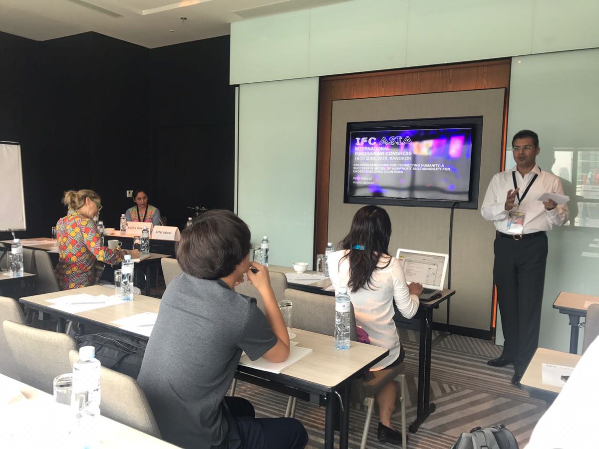 TheResAlliance's tweet photo. Delegates engaging with speakers Arfat Ashraf and Wajiha Qayoom during the #IFCAsia workshop "Creating Paradigms for Connecting Humanity: A Successful Model of Nonprofit Sustainability for Undeveloped Countries." https://t.co/ryTi6zFCO2