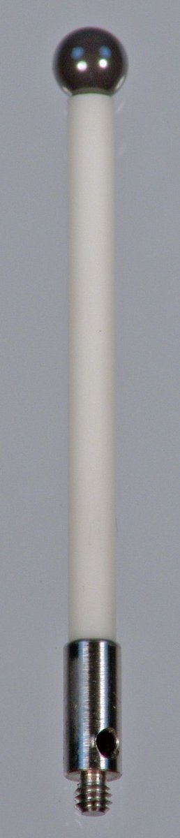 QMarkMfg's tweet photo. TM2-4040-C-SN - M2 stylus with 4.0 mm silicon nitride sphere and ceramic stem. #Manufacturing #technology #Additive #Lean #metrology #precisionmaufacturing #precisiontooling #Automotive #MedicalDevices #Aircraft #aerospace #Techtuesday #TechInnovation #technologyiwanttosee https://t.co/JBHI3z38Rl