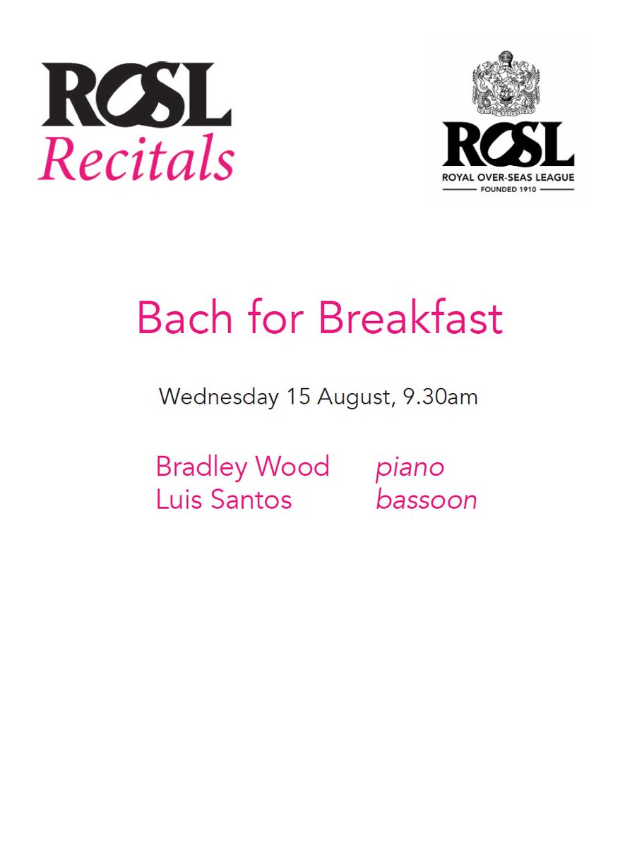 ROSLARTS's tweet photo. Our mid-week #ROSLRecitals specials tomorrow are #BachForBreakfast to start the day right at 9:30am, followed by #ChopinAfterLunch at 2pm and rounding off with a 4pm #MozartAtTeatime 🎹 #edfringe18 #EdinburghFringe https://t.co/pVJ4BAt8i7