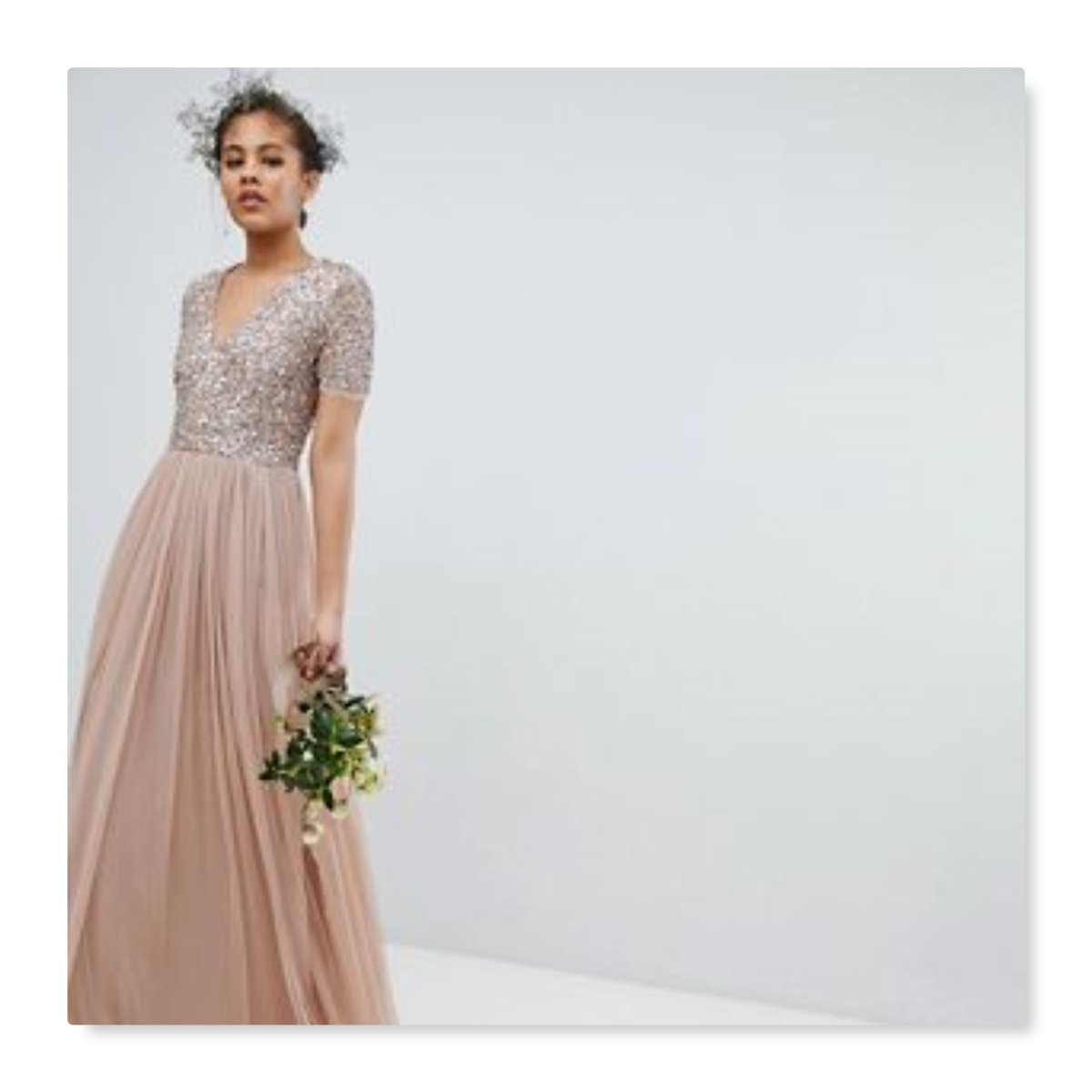 asos taupe blush bridesmaid dresses