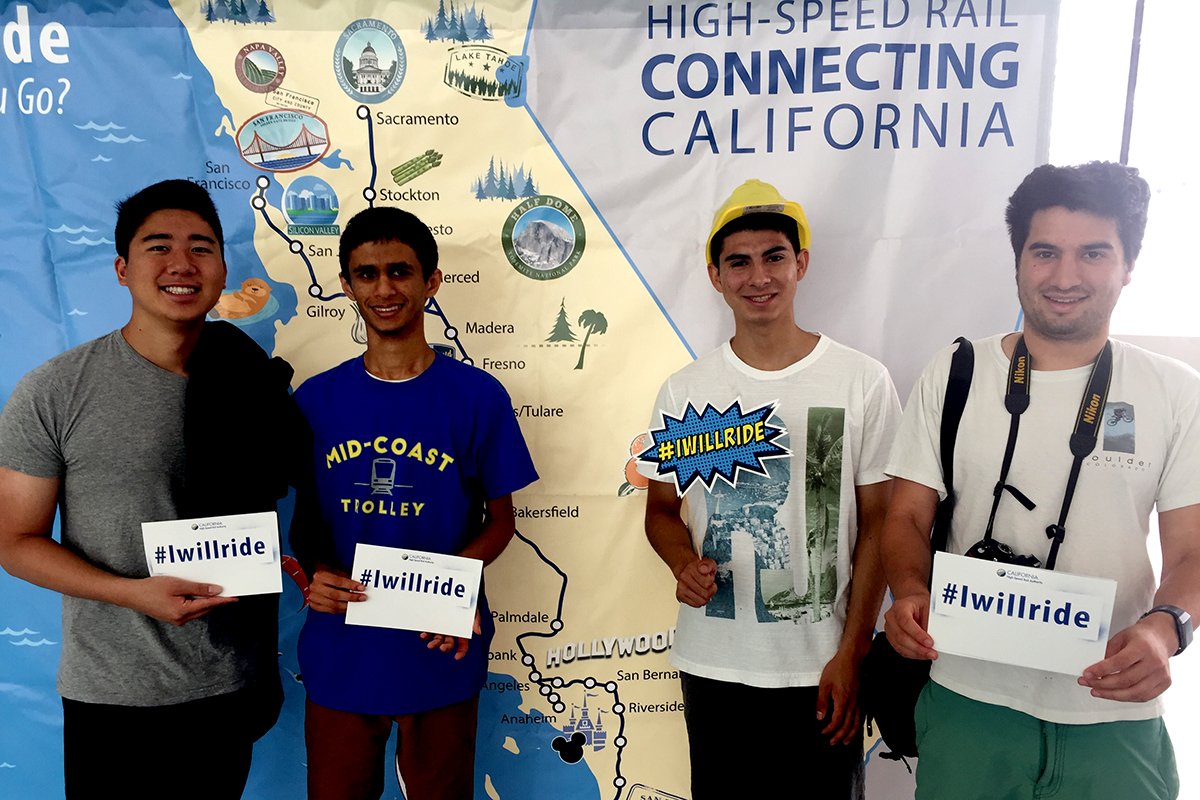 CaHSRA's tweet photo. We had a great time at the @TransitCenterSF block party this weekend – great preview of the future northern terminus for California high-speed rail! #TransbayOpeningDay https://t.co/mx3IV45sNi
