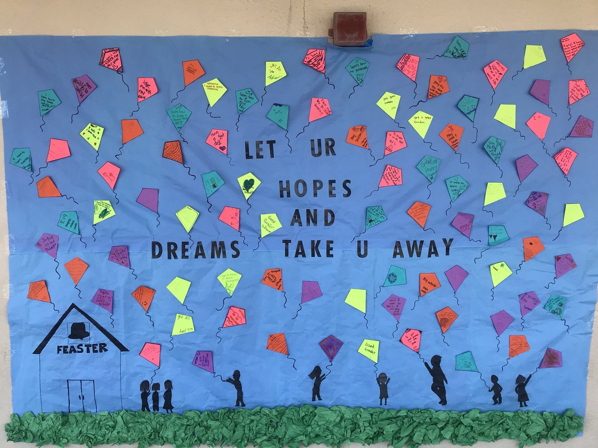 drmotsinger's tweet photo. Starting the week 4 with school wide #goals, #hopes, and #dreams. #feasterlearns @FeasterCharter @CVESDNews @Coach_Nickeson https://t.co/0gt3Wl3fdH
