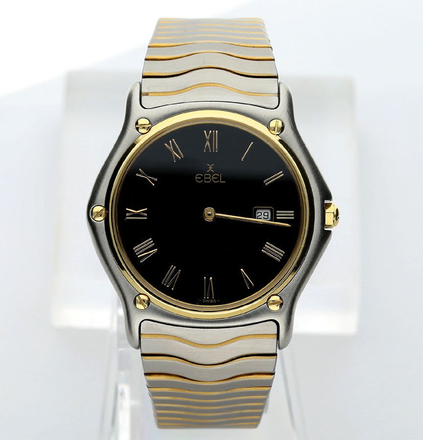 adinajewelers's tweet photo. So handsome! Ebel Classic Wave 18K yellow gold stainless steel watch. #ebelwatch #classicwatch #menswatch #mensebel #watch #estatewatch https://t.co/2tzbPXl9Oc https://t.co/IPBu7zJqOG