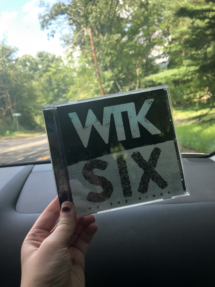 l0v3megs's tweet photo. Screaming! Look what came in the mail today. The cd is beautiful. Future tattoo? Lol. If you haven’t already check out #WTKSIX produced with love by @travisrclark @wethekings @CharlesTrippy @ColeyOToole @WeTheDan @wethehunter https://t.co/abCZuqkxLm