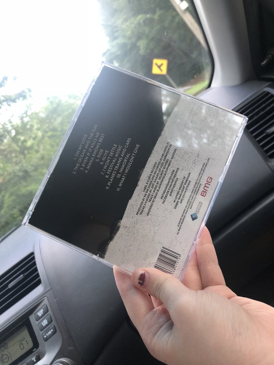 l0v3megs's tweet photo. Screaming! Look what came in the mail today. The cd is beautiful. Future tattoo? Lol. If you haven’t already check out #WTKSIX produced with love by @travisrclark @wethekings @CharlesTrippy @ColeyOToole @WeTheDan @wethehunter https://t.co/abCZuqkxLm