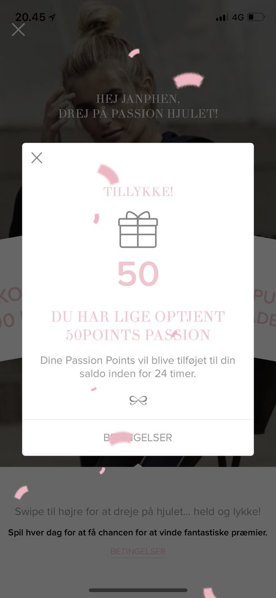 Yes!!!! Finally to day is my lucky day #passionpoints by #Hunkemöller 🎀