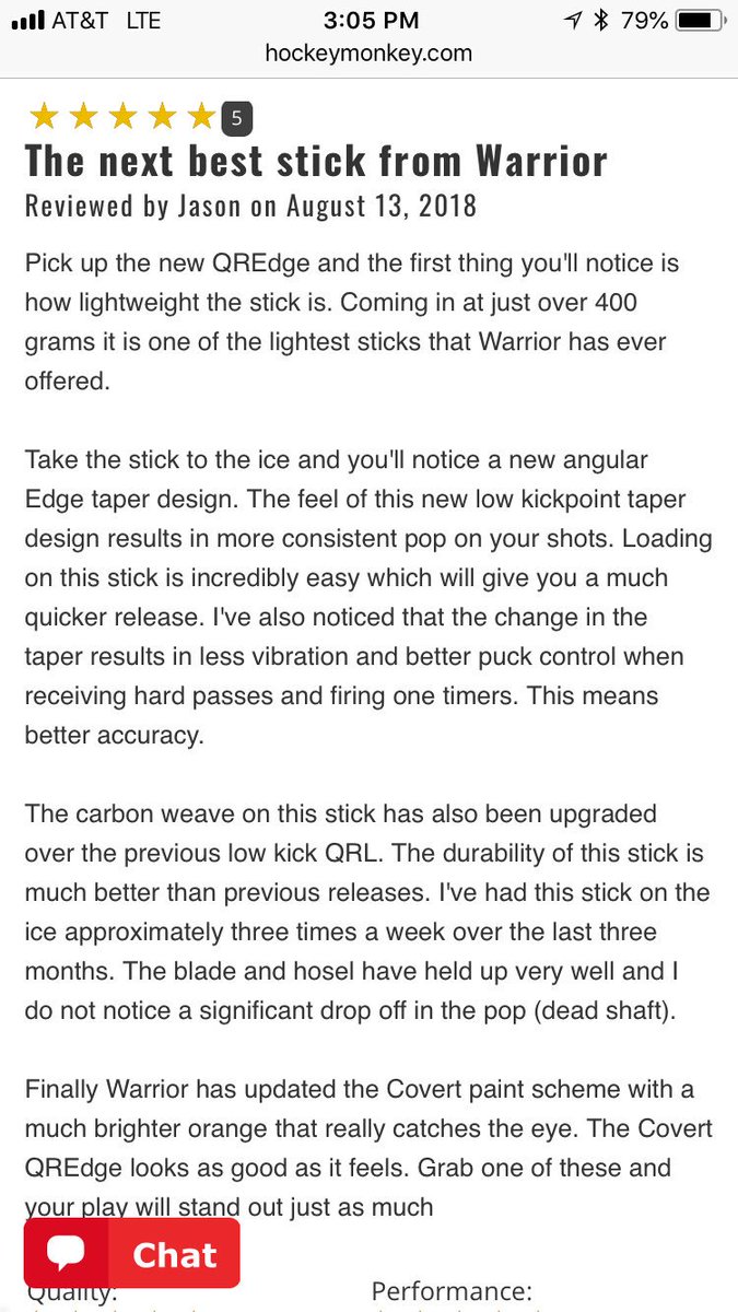 jaychen201's tweet photo. The @WarriorHockey #CovertQREdge has been out for a few weeks and in some hands for months. Yet there’s only TWO reviews up on the retail sites. Kids, go do your summer homework. #WarriorVIP @HockeyMonkey https://t.co/3KUnDcBLha