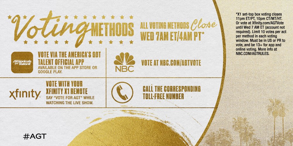 WE ARE GETTING CLOSE! Thank you for all the love and support!!! Make sure you vote! VOTE! #PACDanceTeam #paconagt #voteforpac