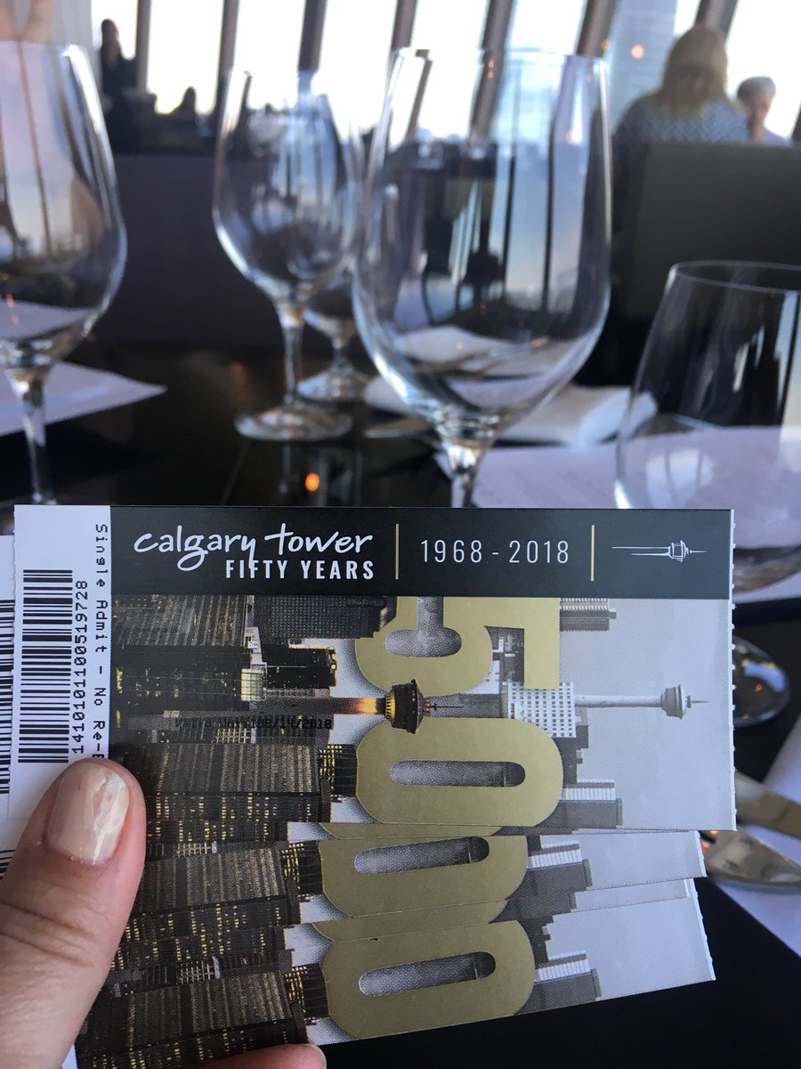 Indigeneer's tweet photo. Itโs been open for 50 years and it took me 43, but I am finally having a meal in a revolving restaurant!
#TheCalgaryTower @TheCalgaryTower https://t.co/4IhjRWU2PE