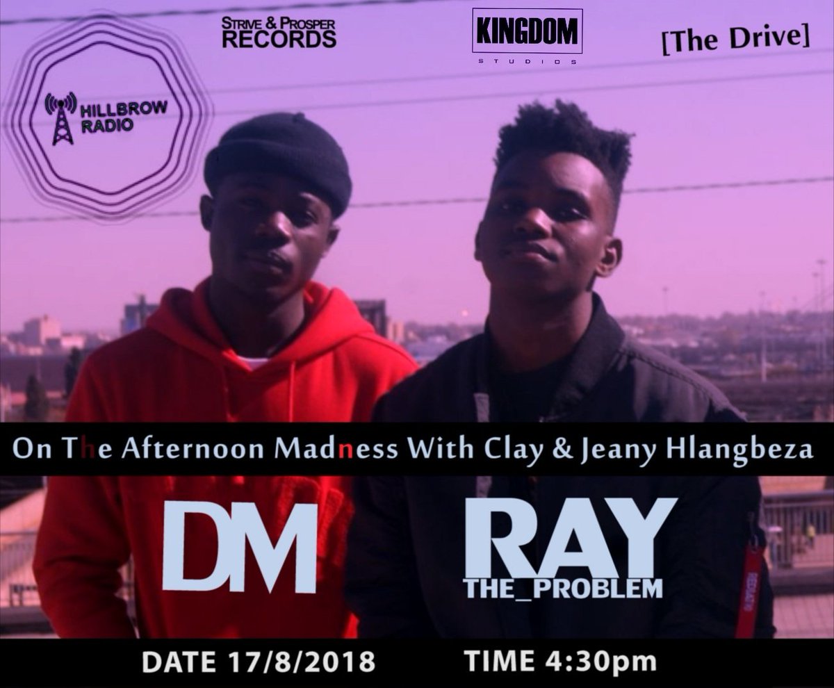 KingdomStudio2's tweet photo. #HillbrowFm #OnFriday @denlife_dm @ray_problem @KingdomStudio2 #SouthAfrica #soundcloudrapper #hillbrow
#JoziRap #TrapMusic💯

💯💥🔥🔌📻📻📻 https://t.co/poZVislLFP