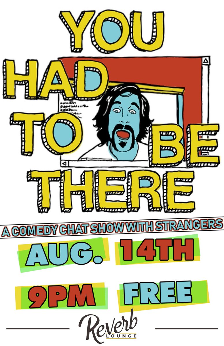 **FREE SHOW ALERT** Tonight at <a href="/reverb_lounge/">Reverb Lounge</a> YHTBT is back and we're talking to strangers with some very funny guests. 9pm FREE!