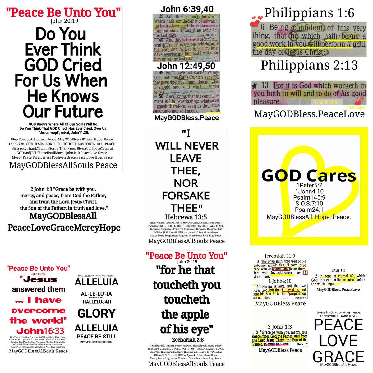 luvjuan's tweet photo. MayGODBlessAllSouls
HopePeace #Pray #Prayer #Praying #Prays #Prayful #Prayerless #PrayAlways #God #Jesus #Love #Peace
God Cares
Jesus
"Bible" "Twitter" "Facebook" Etc https://t.co/XS5kxYOEOt