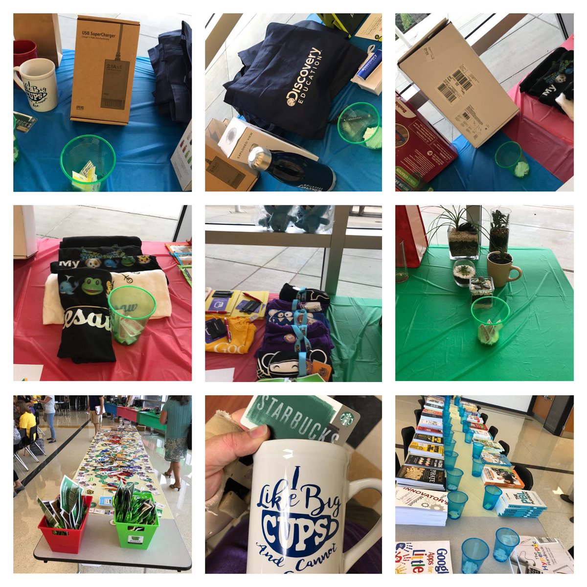 EdTechSmith's tweet photo. Teachers felt the love at #rledtech18 summit! Thank you to all the generous sponsors! @ipevo @DiscoveryEd @SEPAECT @seesaw @codesparkapp @YCPMED @rlschools https://t.co/qoMgWhR285