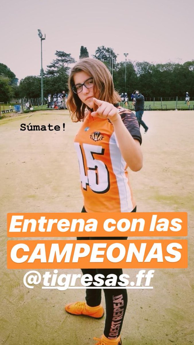 jime0777's tweet photo. Sumate a la manada,ENTRENA con @Tigresas_FF 🐯🏈 https://t.co/dwPxdzHFLT