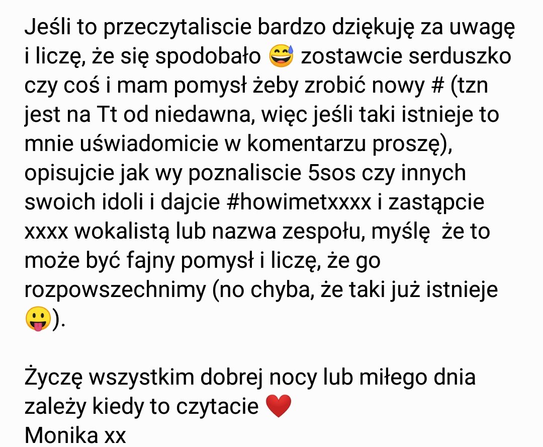 moniaz_b's tweet photo. Przeczytajcie proszę chociaż ostatnie zdjęcie i napiszcie co o tym sądzicie 😛😘
#5SOS
#5SOSFAM
#howimet
#howimet5sos https://t.co/fJ6vpe8PAy