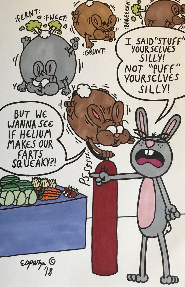JonsCrazyTweets's tweet photo. At long last, it’s #RabbitloonDay! Mrs. Bunny learned a harsh lesson about bunnies: Never leave them unattended with a full tank of helium! Stupidity will always reign supreme amongst kids! @Animaloonies #animaloon_collective #animaloons #Rabbitloon #Rabbitloons #animaloon https://t.co/pjCxgThCZR