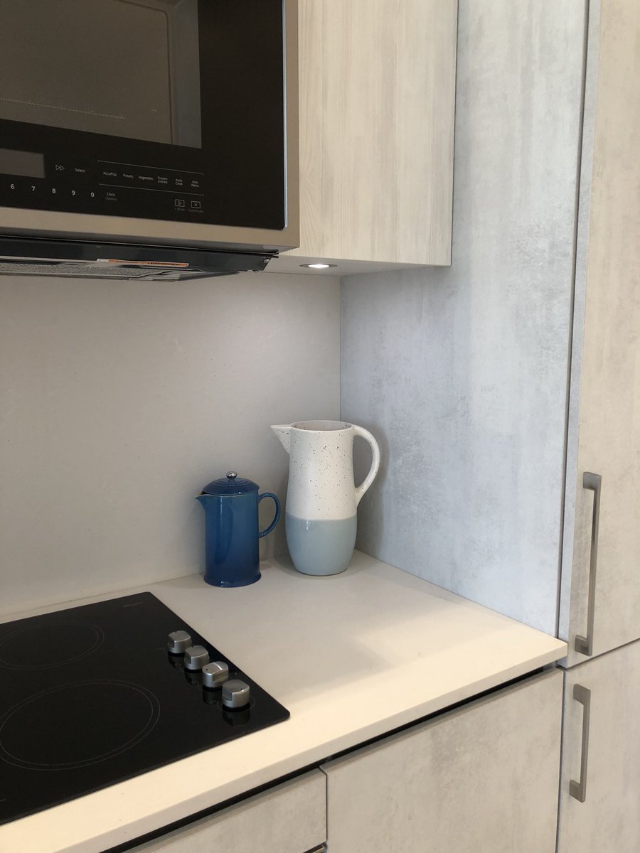 Caesarstone Canada Condo Kitchens Featuring 4001 Fresh Concrete Empire Living