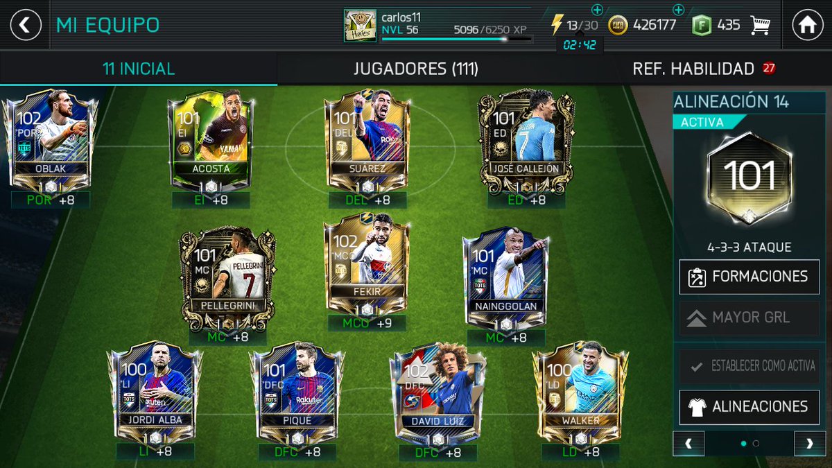 Carlos261105's tweet photo. @luiz_rmc @tutiofifa @FIFEROPORMAS @MUNDO_FIFERO @HDWolvie @FutbolStarsCF Crees que pueda entrar, juego mis turnos?:( https://t.co/4XxBSt2mJA