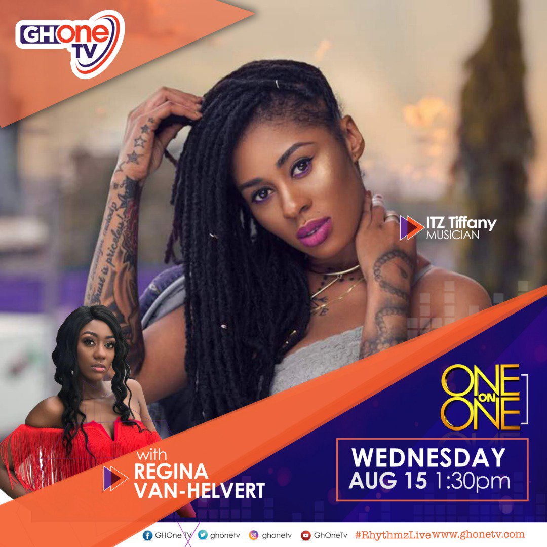 ghonetv's tweet photo. Afrobeat musician @itztiffanymusic is our guest on #RythmzLIVE with @regivanhelvert , Wednesday 1:30 on GHOne TV https://t.co/d7Xo94It4r