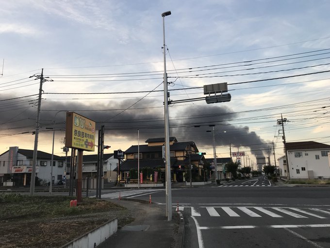 火事 栃木県下都賀郡壬生町壬生乙付近で大きな火災 早朝に黒煙あがる まとめダネ