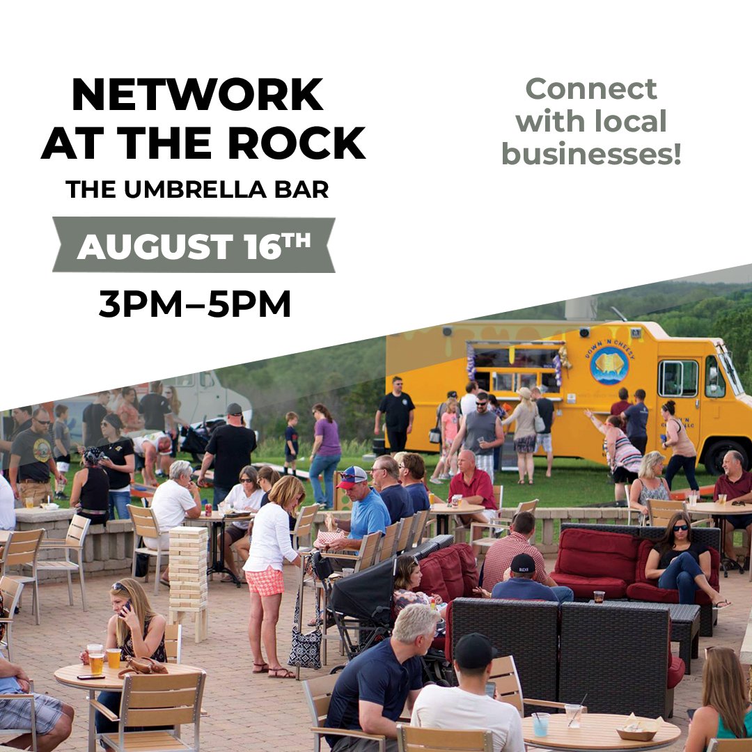 Escape the city to unwind and connect with other MKE-area professionals! ROC Ventures hosts another round of Network at the Rock with refreshing drinks and the best company in town. See you Thursday! rocventures.org