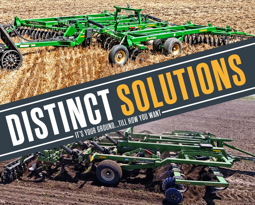 GreatPlains_Ag's tweet photo. We've got solutions to some of the most common tillage problems, no matter your tillage preference. Read more and discover your distinct solution at https://t.co/L2W5MYVJQ1. #GreatPlainsAg #HarvestStartsHere #DistinctSolutions https://t.co/KCraZ3aeJw