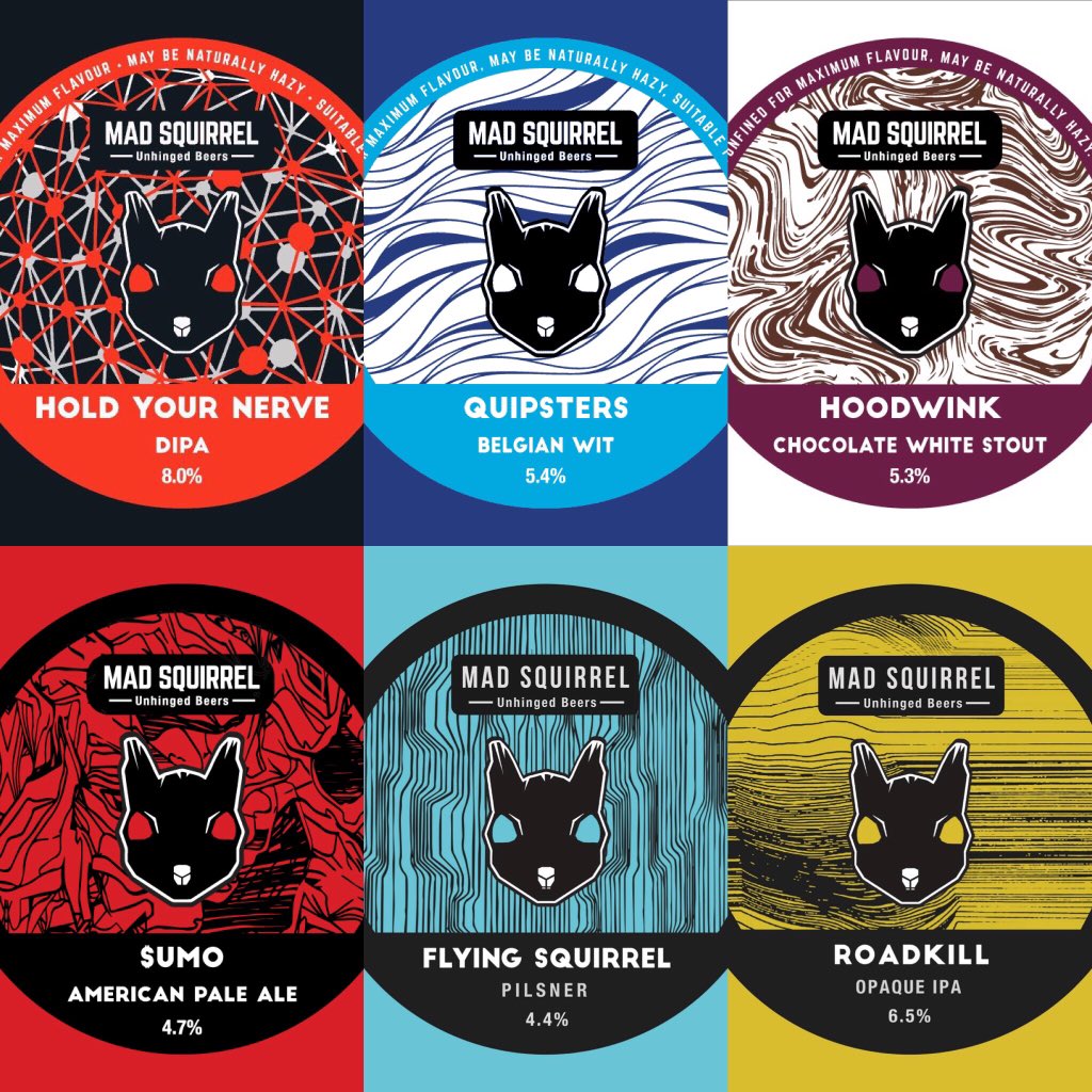 madsquirrelbrew's tweet photo. So we’re bringing 6 keg beers to @NRbeermashup plus maybe some cans too. 3 core range, 3 specials including first pour of Hold Your Nerve DIPA #craftbeerhour https://t.co/pkqibXD4SW