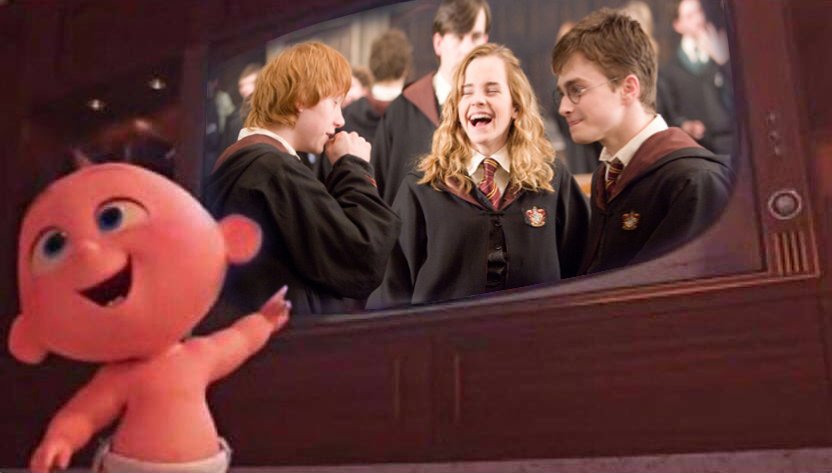 Harry_Potter_TM's tweet photo. Yo cuando emiten una película de Harry Potter en televisión. https://t.co/kPyw9cDAlI
