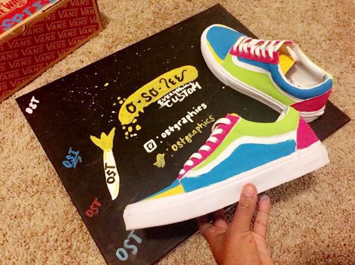 ostgraphics's tweet photo. CUSTOM VANS 🤩🍭🤩🍭🍭🍭🤩🤩🤩🤩🍭🍭🍭🍭🍭 #OSoTee 🎨🦄 https://t.co/rillJg4WRF