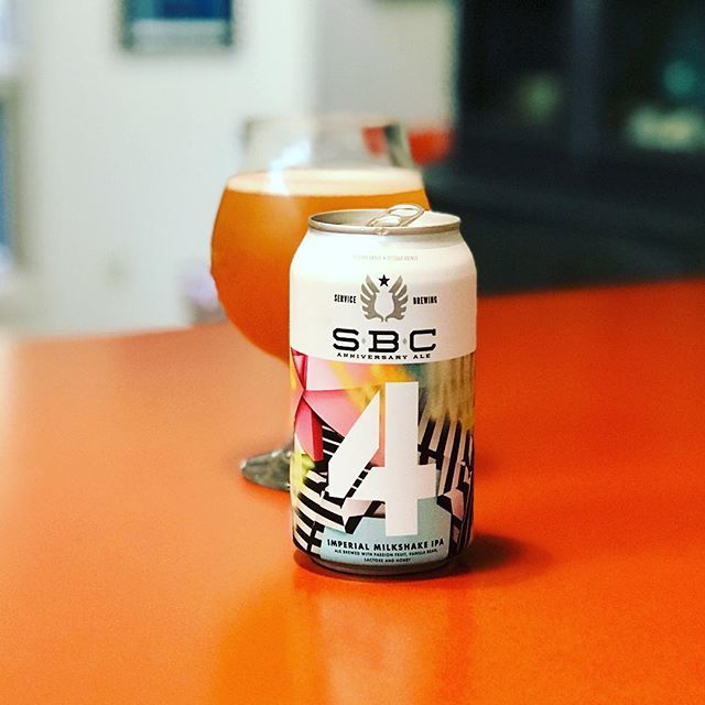 BrewDrinkRun's tweet photo. SBC 4 imperial milkshake IPA from @servicebrewing // #DrinkLocalBeer #gabeer #savbeer #savannah https://t.co/XaHNoxIic7