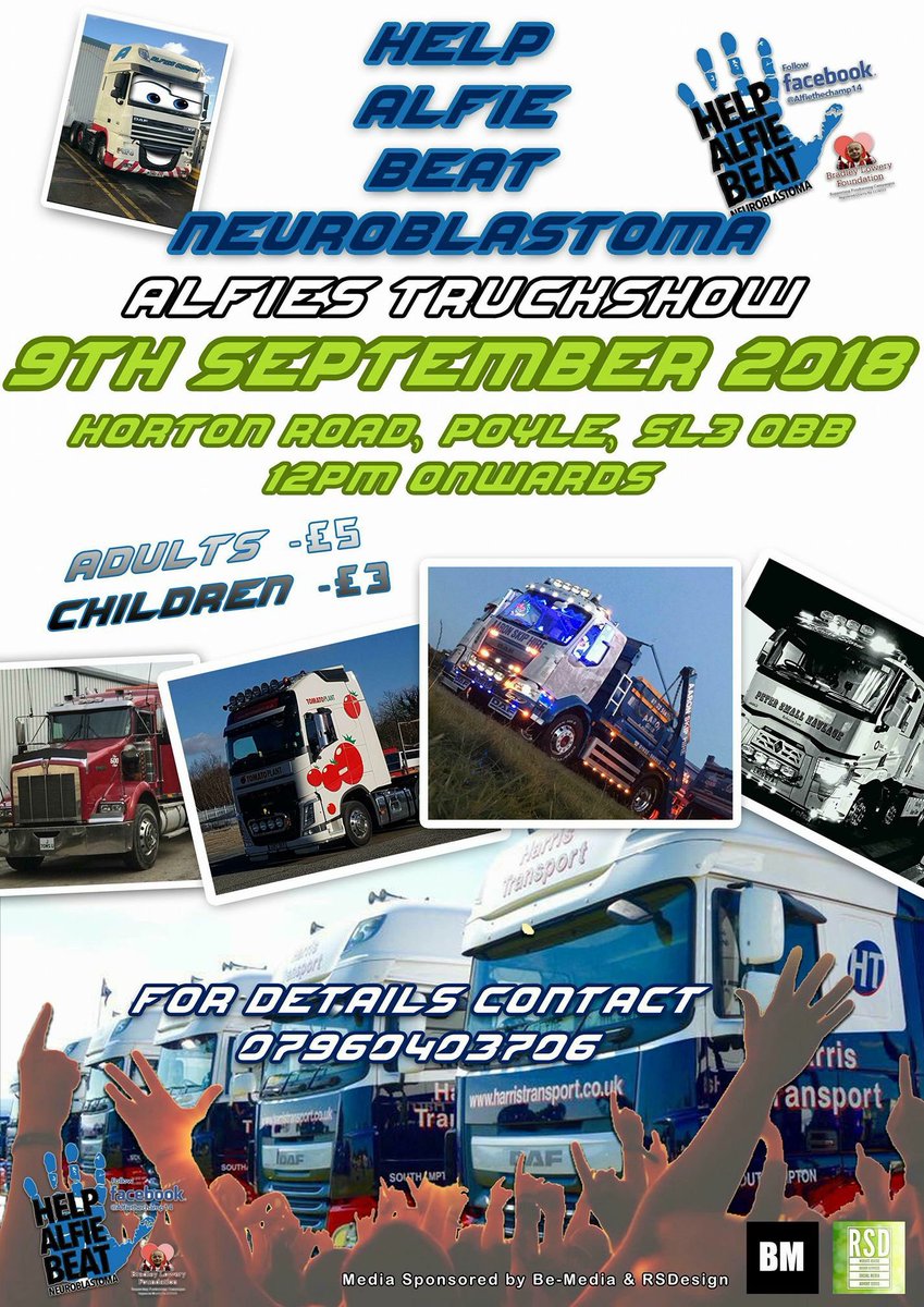 Alfiethechamps's tweet photo. Tickets available now.. lots of trucks doing a convoy through Staines Middlesex... should be a good fun day.. #truckshow #convoy #poyle please share as much as you can @esdobson @LovingLaura16 https://t.co/p2aZjz3vSo