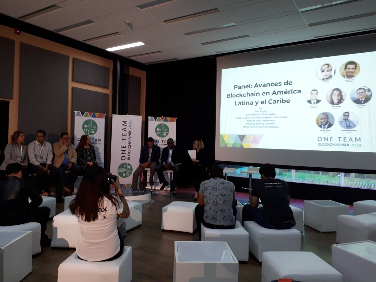 dlodie's tweet image. Panel: Avances de Blockchain en América Latina y el Caribe #BlockchainMX