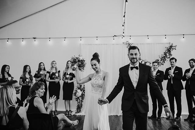 Take a look at this stunning black and white wedding that we hosted a few weeks ago!