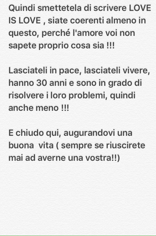 LuanaLu69's tweet photo. Non ho mai scritto nulla sull #clario ma lo schifo che leggo in questi giorni mi ha spinto a scrivere quello che penso ... perché veramente fate accapponare la pelle e rivoltare lo stomaco ... https://t.co/0upgwpsXfB
