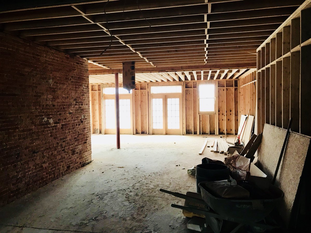 studio537's tweet image. @studio537 is happy to be working with Agua Dulce Coffee as they relocate within @DowntownMonroeMI. These pictures show the progress that’s been made this far, and they’re pushing to be in by the end of August! #Coffee #Tea #studio537