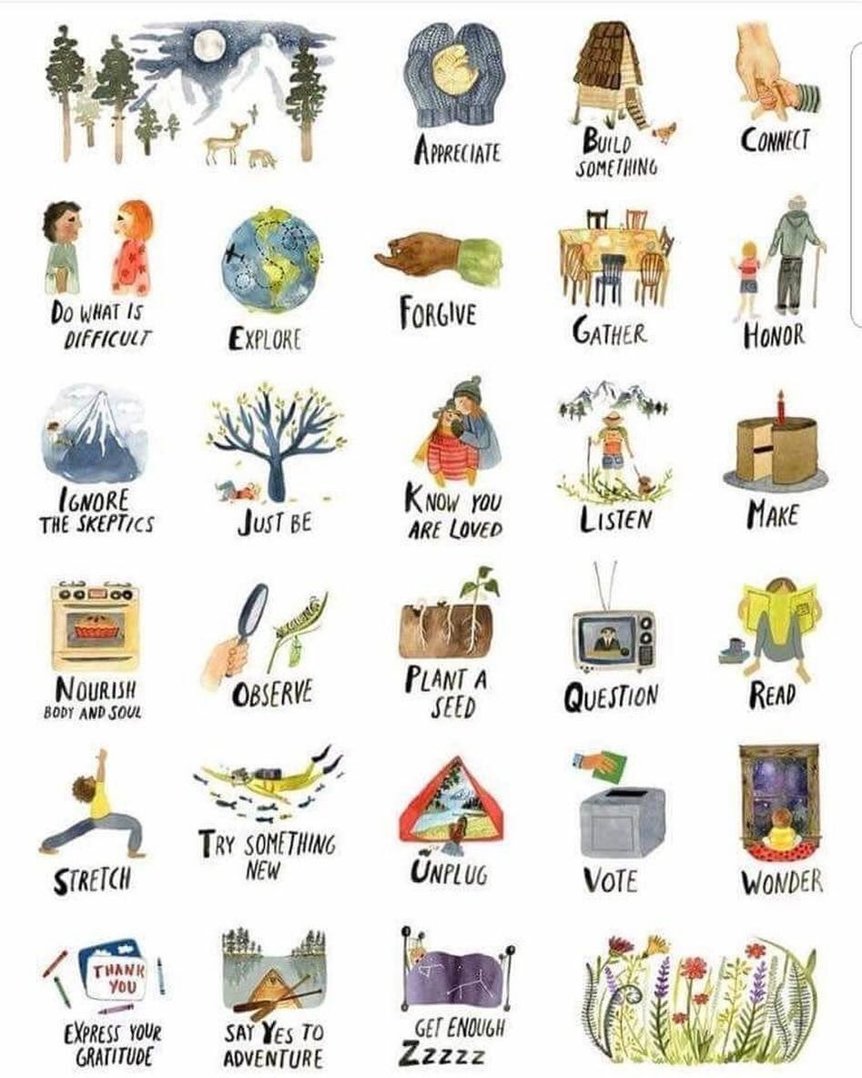NicCoxTherapy's tweet photo. I love this well-being A to Z. 
We all need a little creative inspiration sometimes. #creativetherapy #supportingSEMH https://t.co/6vOboRAJ3G