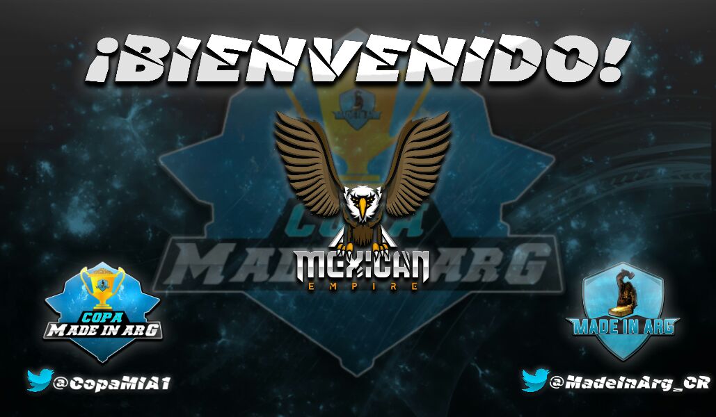 31/32
💥Bienvenidos @Mxican_EmpireCR a nuestra copa.

¡BUENA SUERTE!