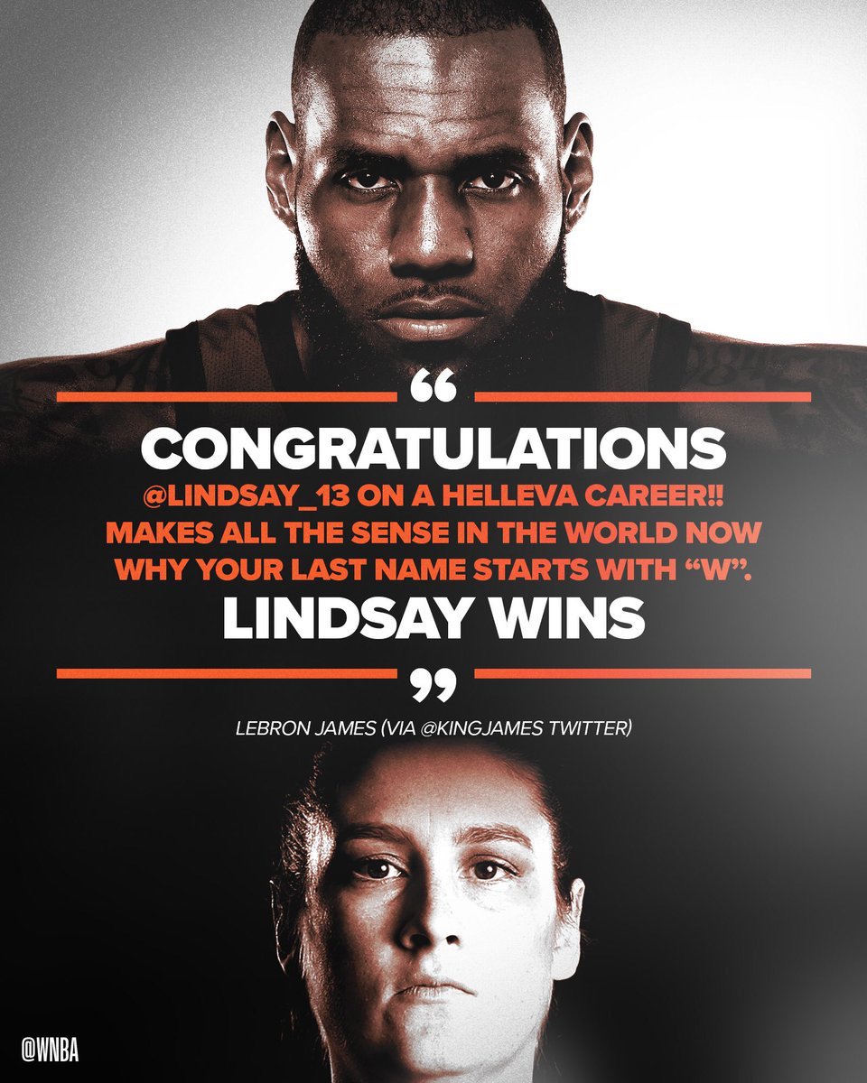 Wise words from @KingJames!  @Lindsay_13 is a Winner! https://t.co/kVvEYvRjZE