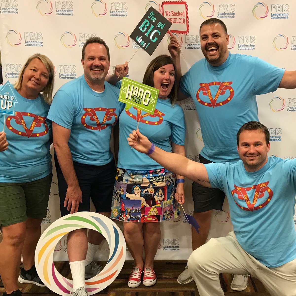 AndrewRBake's tweet image. Great day of learning and fun.  This week has been all about working together to make Valley View the best it can be for ALL students!  #pbislc18