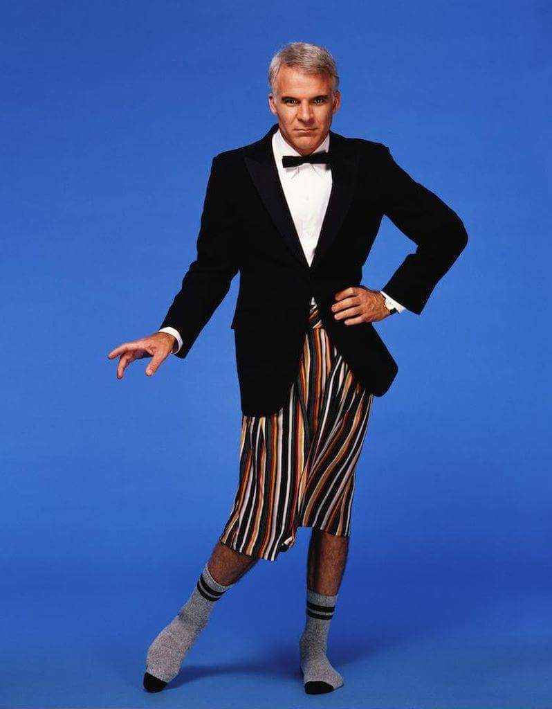 Happy Birthday to Steve Martin who turns 73 today!  Photo by Bonnie Schiffman in 1984. 