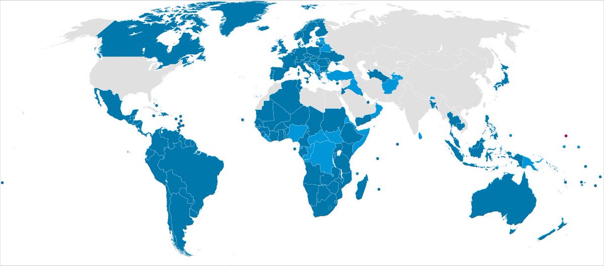 19. Refused to sign the Ottawa treaty to ban the use of landmines