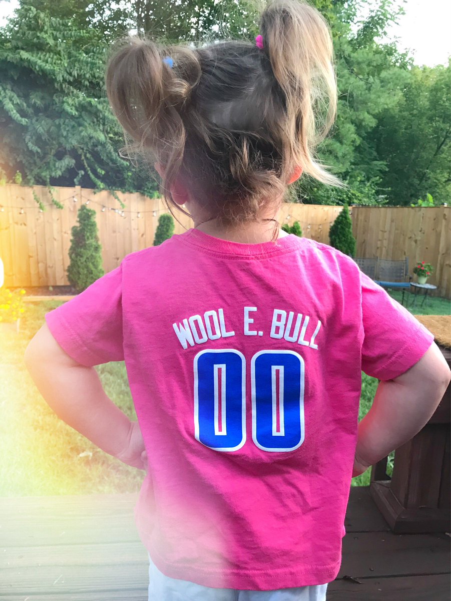 ChrisRiefPhoto's tweet photo. Quinn rocking her new #WoolEBull shirt from the @DurhamBulls today! โพ๏ธ https://t.co/BkWAWQT7wh