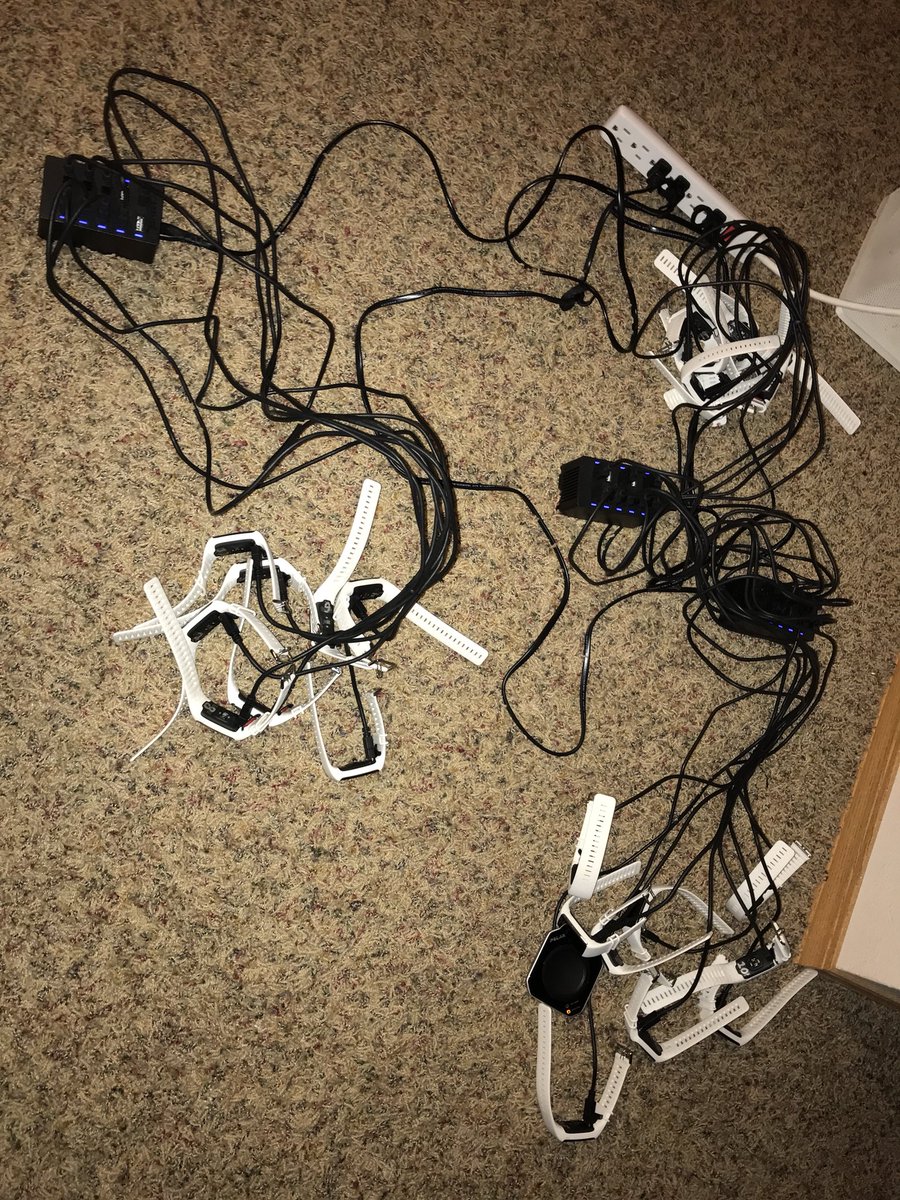 jmillerPE's tweet image. I’m basically sleeping with these things at this point. Trying really hard not to burn down my apartment. Can’t wait to use the #polarfit A370 watches this year to increase activity &amp;amp; promote personal accountability in the gym.