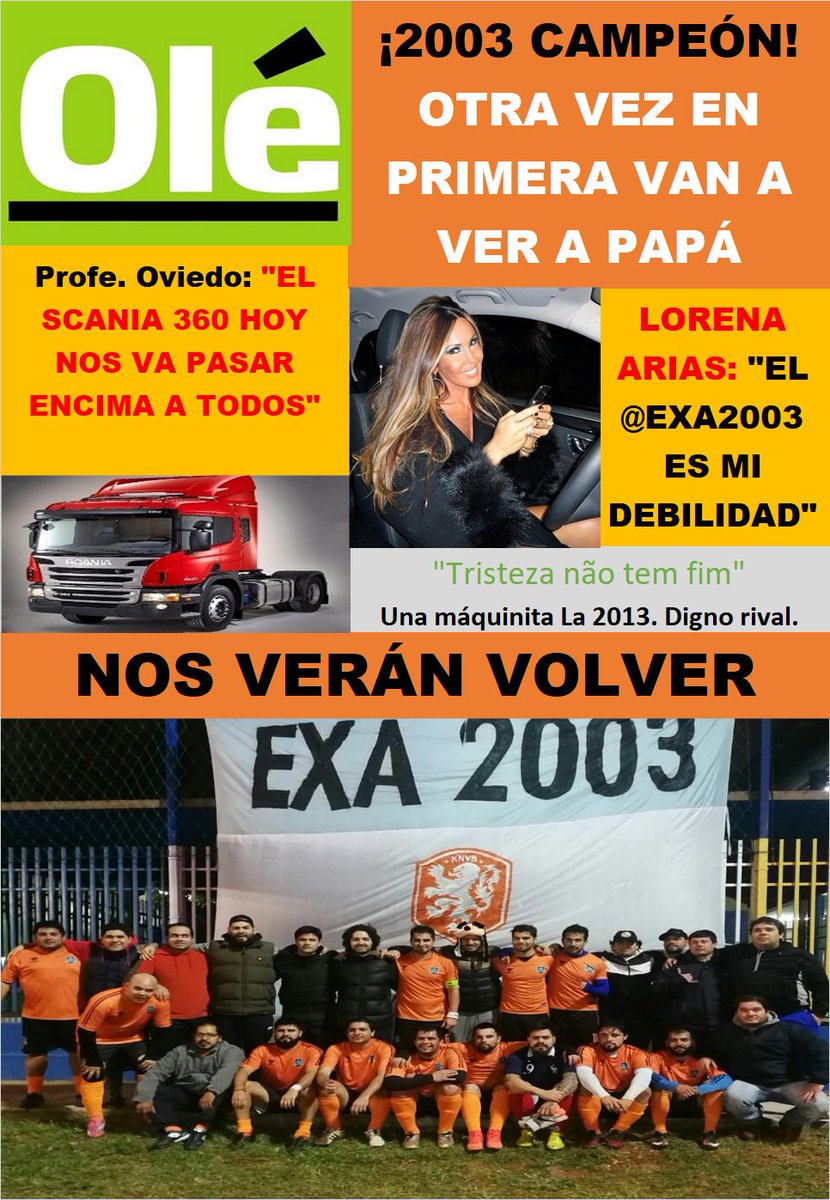 2003 CAMPEON CARAJO

LA NARANJA ESTA DE VUELTA

#NosVieronVolver