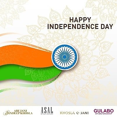 Wishing you a Joyous 15th August!

#happyindependenceday #independenceday #IndependenceDayIndia #ProudIndian #Indian #AJSK #AsalByAbuSandeep #KhoslaJani #gulabobyabusandeep