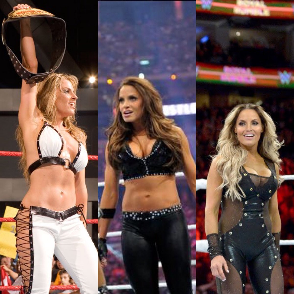 divadadde's tweet photo. So why can’t legends like Trish Stratus and Lita get 11 different models in 2K like the men always do? Instead they’ve been copy and pasted for over 3 years now. https://t.co/UtEhbgj3aq